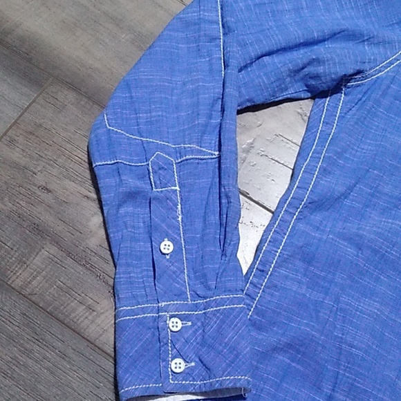 Buckle BLACK Athletic Fit button down shirt Size M Men - Picture 6 of 10